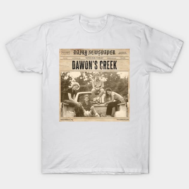 Retro Dawsons Creek Cast T-Shirt by Angel arts